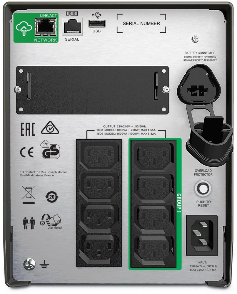 APC SMART-UPS 1000VA LCD 230V WITH SMARTCONNECT