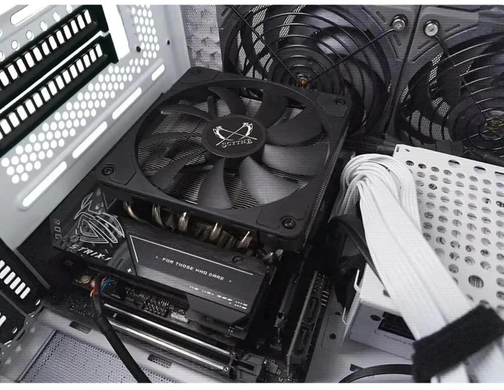 „Scythe EU K“ aušintuvas „Scythe Shuriken 3“ procesoriaus aušintuvas 92 mm PWM „Intel AMD“