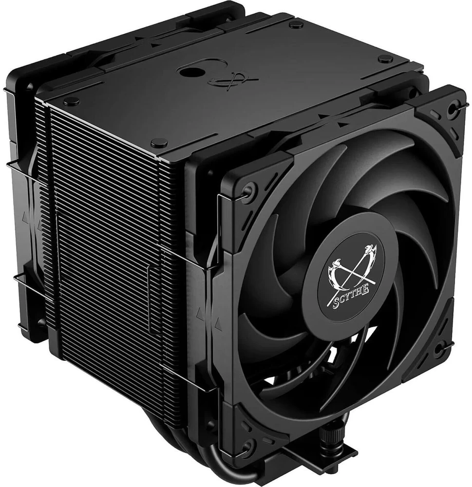 CPU aušintuvas Scythe Scythe Mugen 6 Dual Fan Juodas Edition, CPU cooler (juodas)