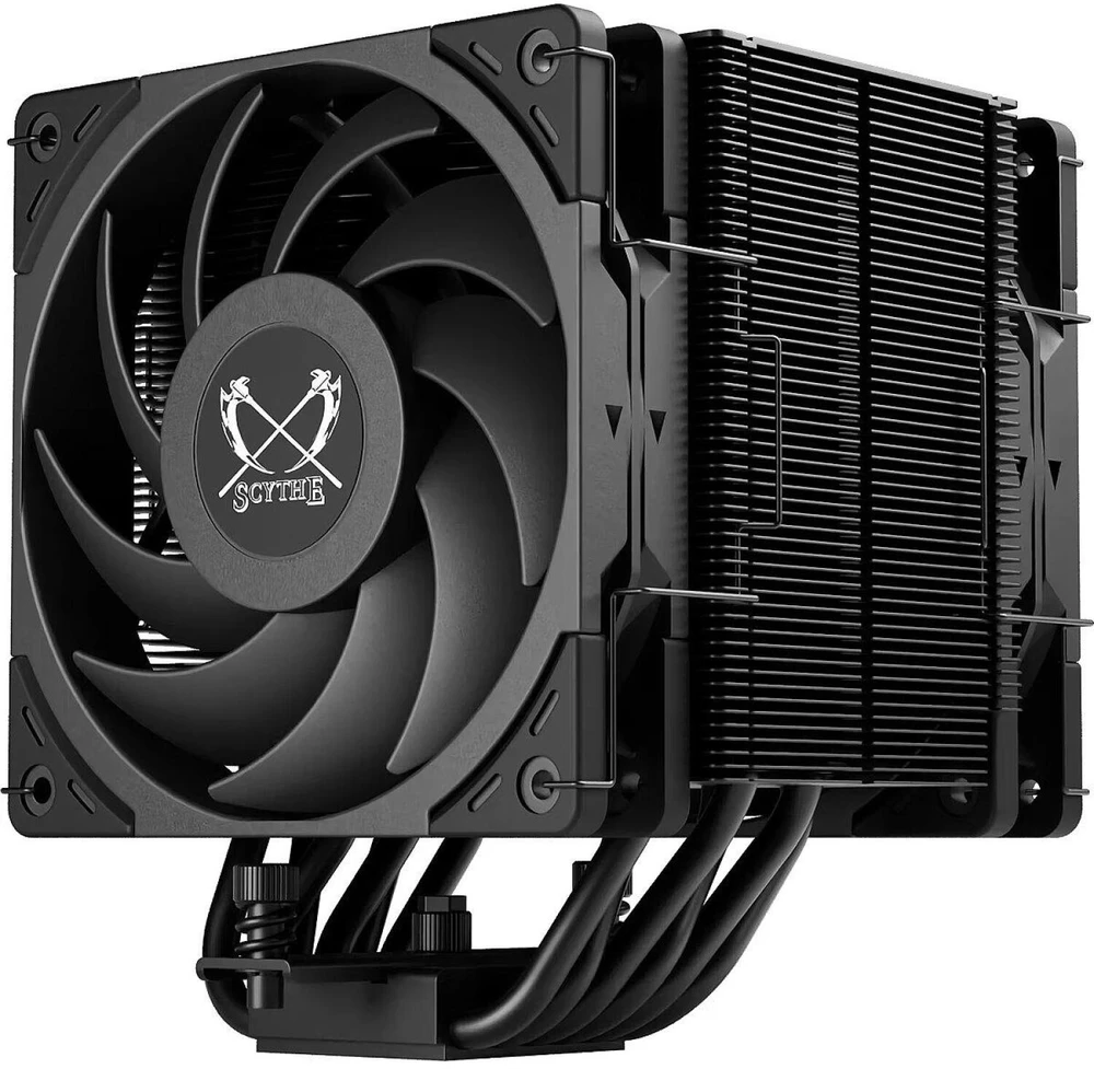 CPU aušintuvas Scythe Scythe Mugen 6 Dual Fan Juodas Edition, CPU cooler (juodas)