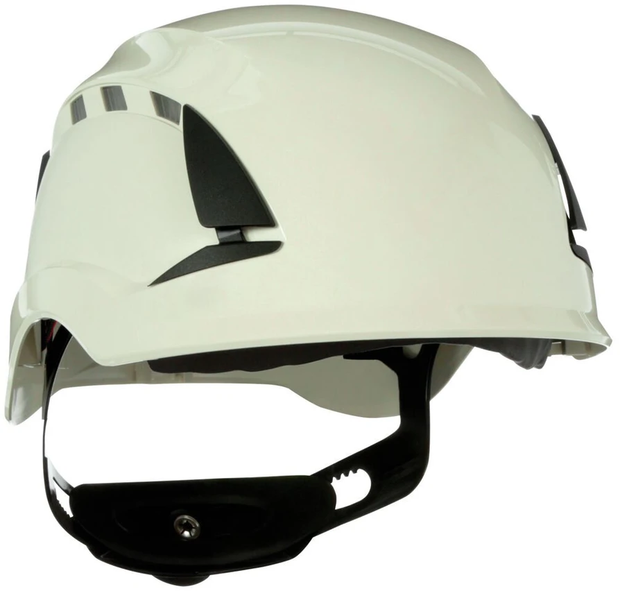 Apsauginis šalmas SecureFit, ventiliuojamas, baltas X5501V-C X5501V-CE, 3M