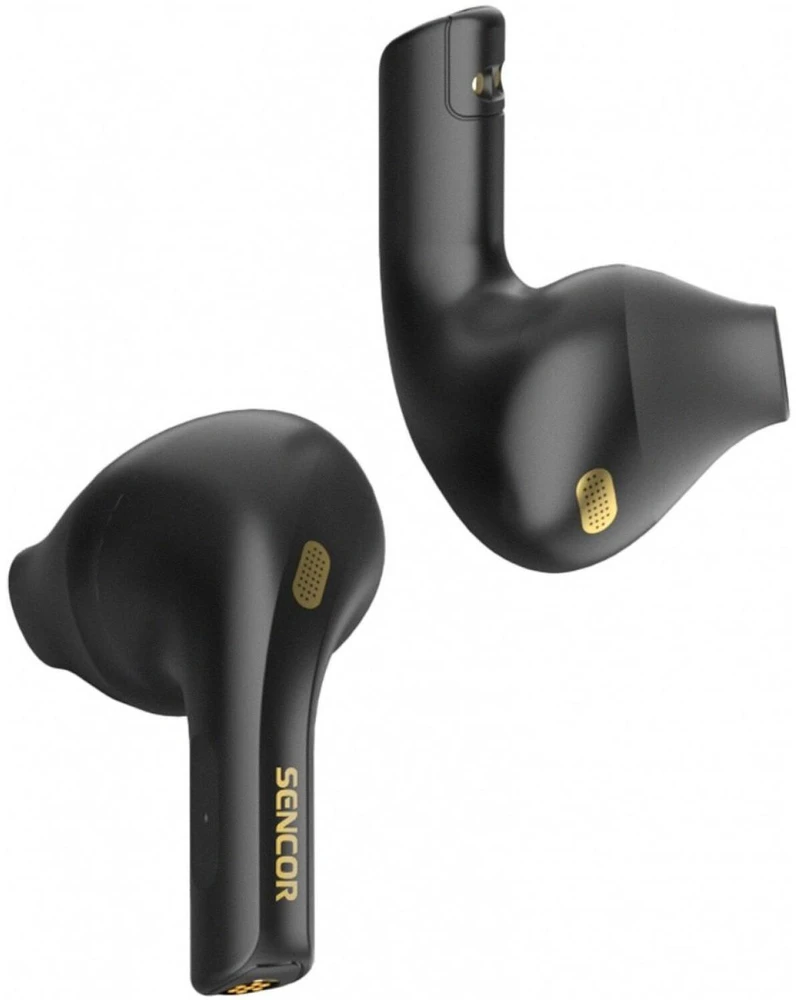 Sencor Įstatomos į ausis (į ausis įkišamos tipo) ausinės bluetooth sep 560bt bk, bt 5.3, czas 6h, 40mah