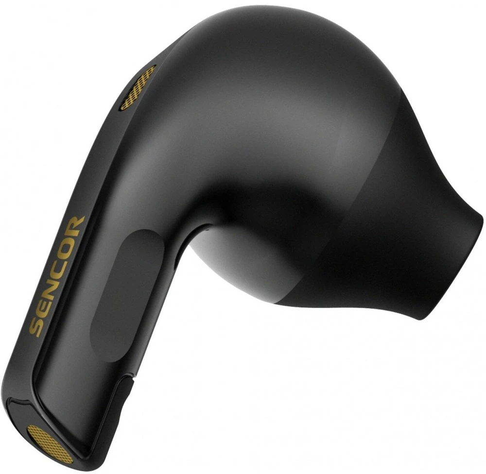 Sencor Įstatomos į ausis (į ausis įkišamos tipo) ausinės bluetooth sep 560bt bk, bt 5.3, czas 6h, 40mah