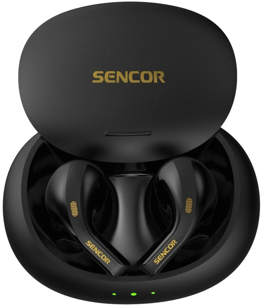 Sencor Įstatomos į ausis (į ausis įkišamos tipo) ausinės bluetooth sep 560bt bk, bt 5.3, czas 6h, 40mah