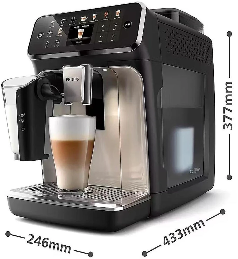 Severin TK 5547, automatinis kavos aparatas, 5547, 1500W, 1.8L, 15bar, 5 stiprumo nustatymai, LatteGo
