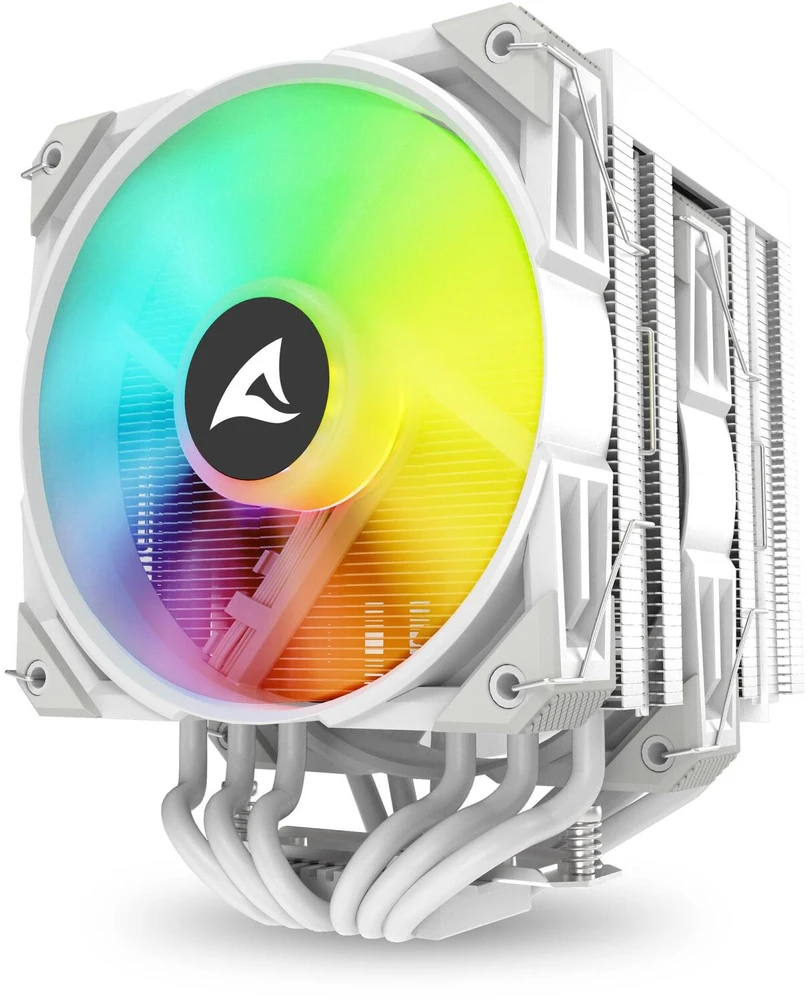 Sharkoon A60 RGB procesoriaus oro aušintuvas 12 cm baltas 1 vnt.