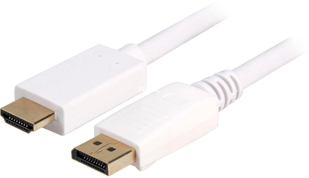 Sharkoon Adapterkabel Displayport 1.2 > HDMI 4K (baltas, 3 Meter)