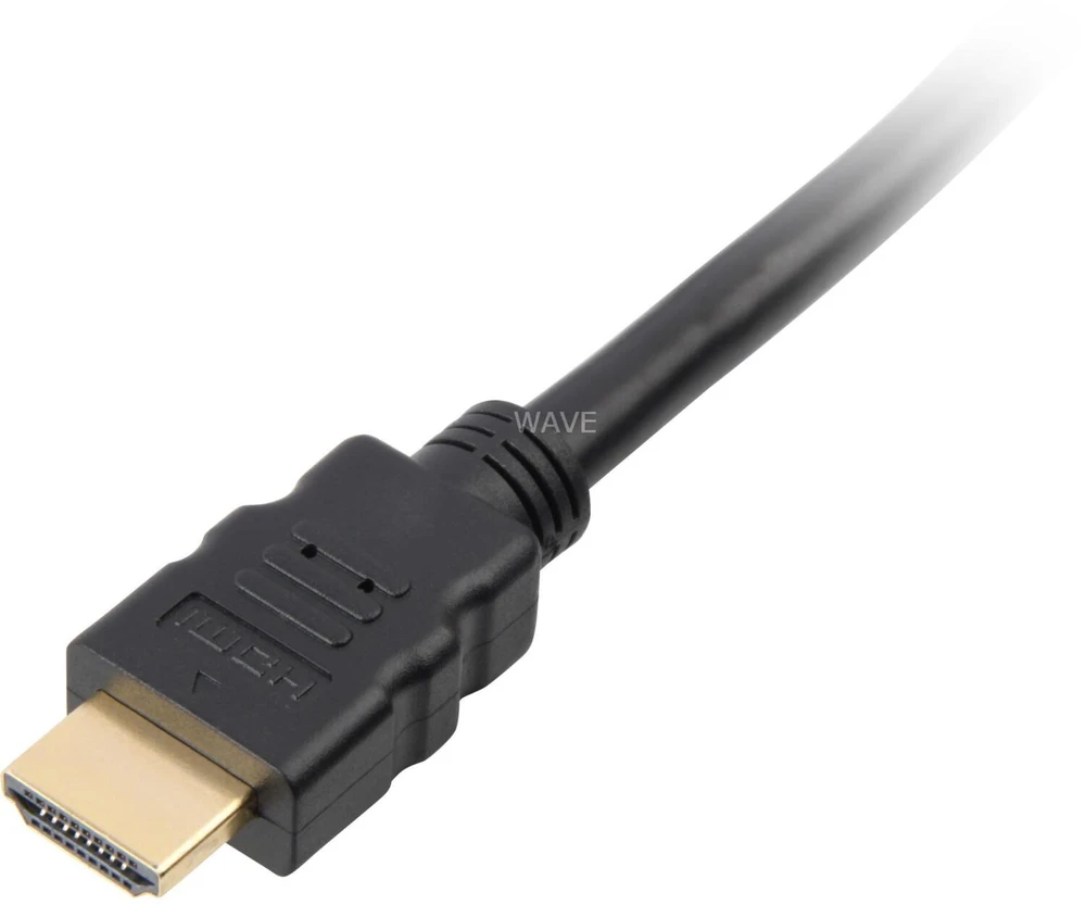 Sharkoon 1m - HDMI/DVI-D - 1 m - HDMI - DVI-D - Male - Male - 1920 x 1080 pikselių