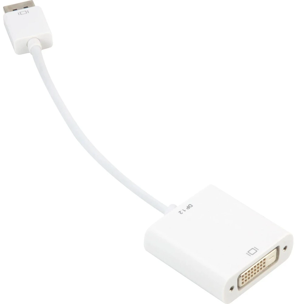 Sharkoon DisplayPort 1.2 > DVI24+1 Converter (baltas, 15 cm)