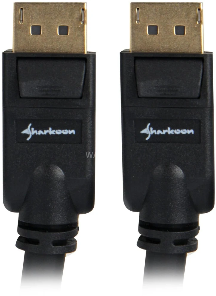 Sharkoon Kabelis Displayport 1.3 (Stecker > Stecker) 4K (juodas, 3 Meter)
