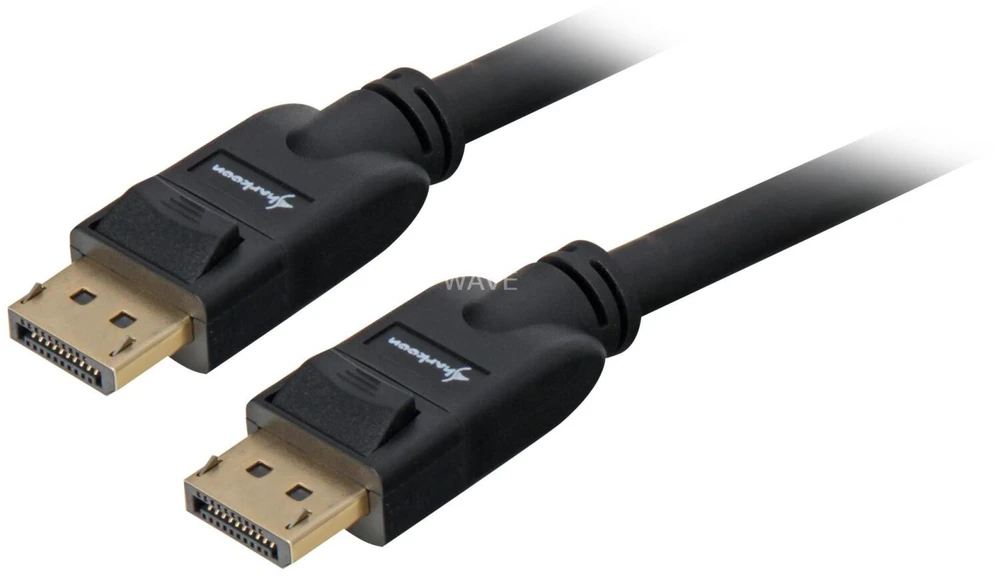 „Sharkoon DisplayPort“ – „DisplayPort“ kabelis 5 m juodas (4044951021444)