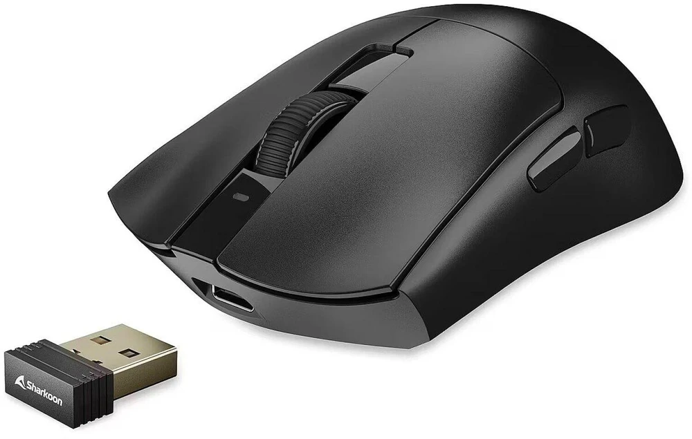 Sharkoon FIREGLIDER One, Gaming-pelė - juodas