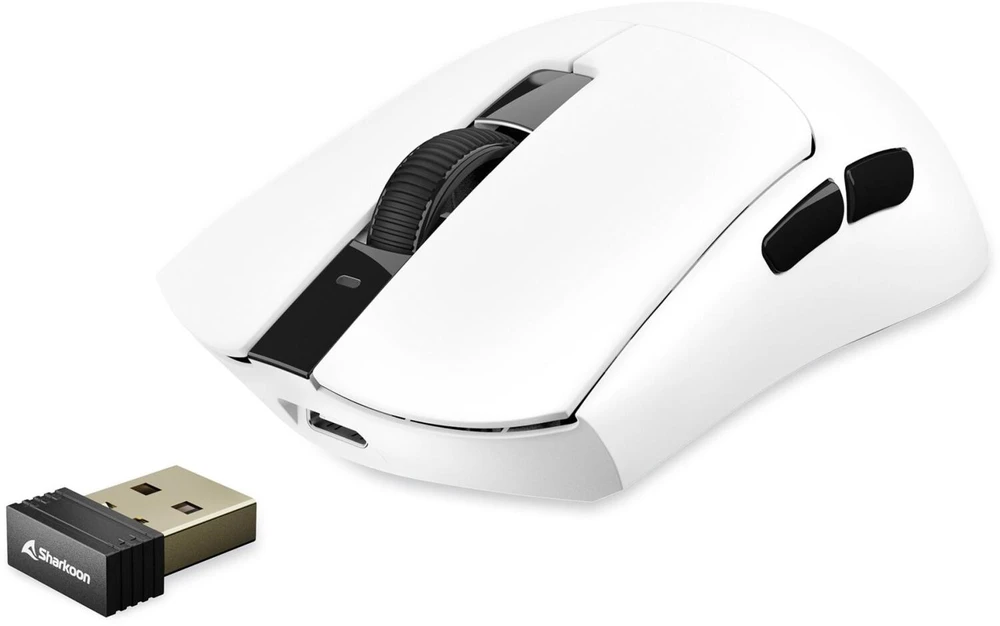 Sharkoon FIREGLIDER One, Gaming-pelė - baltas
