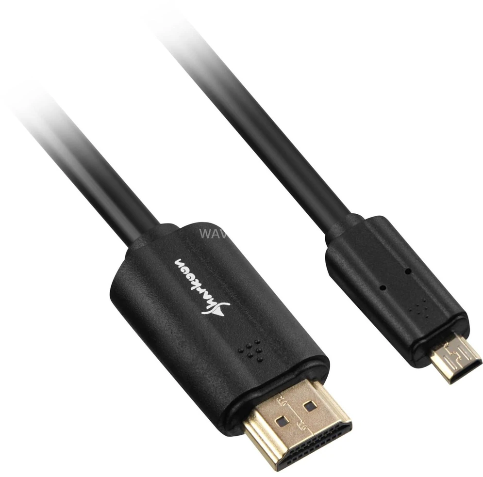 Sharkoon cable HDMI -> micro HDMI 4K juodas 1.5m - A-D