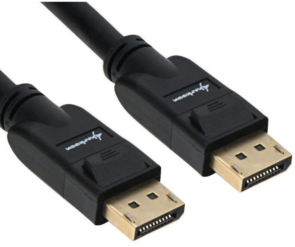 Sharkoon Kabelis Displayport 1.3 (Stecker > Stecker) 4K (juodas, 1 Meter)