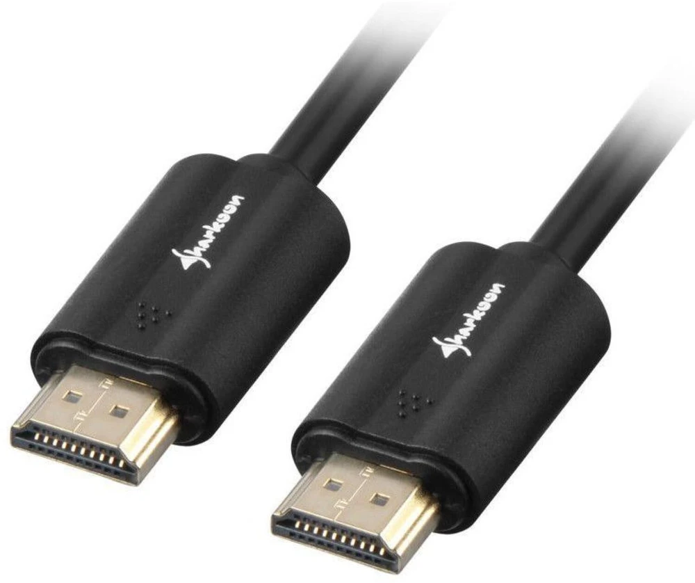 Sharkoon Kabelis HDMI Stecker > HDMI Stecker (juodas, 7,5 Meter, HDMI 4K)