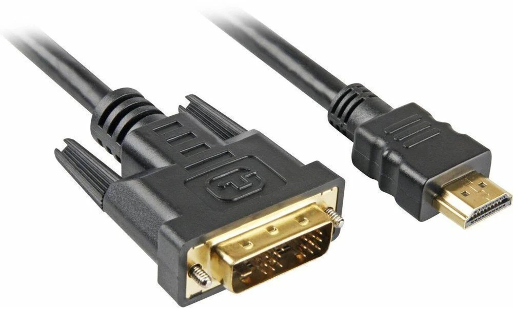 Sharkoon HDMI to DVI-D Cable 19-Pin 3 m Juodas