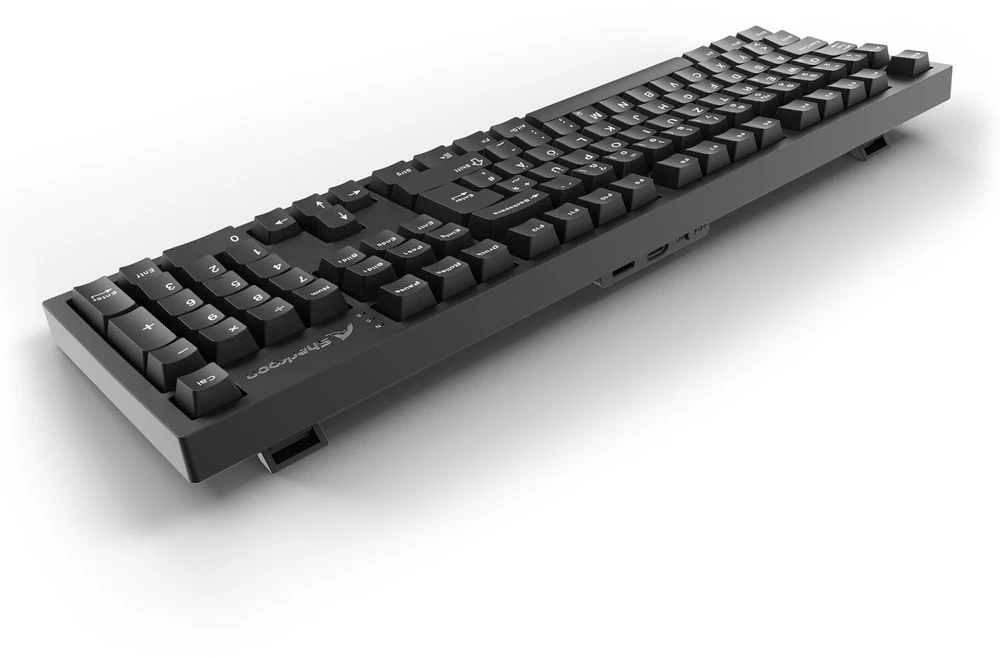 Sharkoon OfficePal KB70W Silent, klaviatūra - juodas, DE-išdėstymas