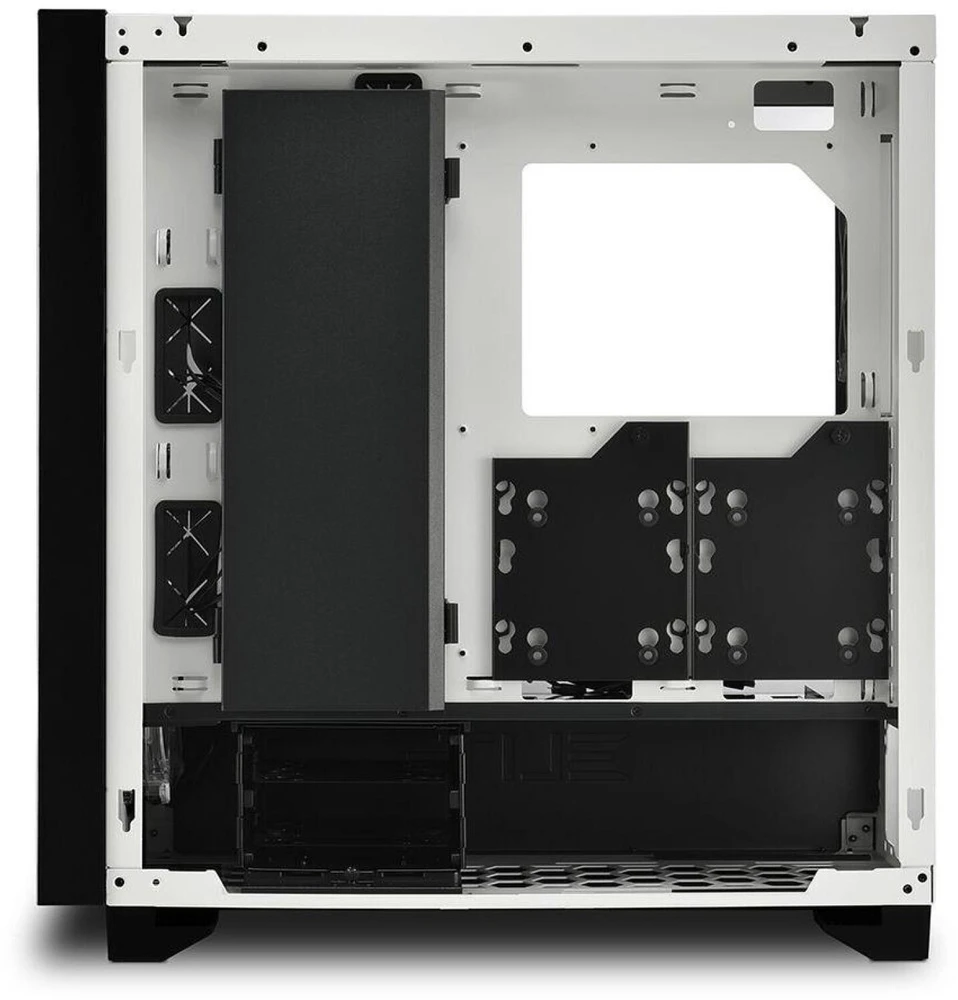 Sharkoon ELITE SHARK CA300H , Big-Tower-case - baltas, 2x gehrtetes Glas