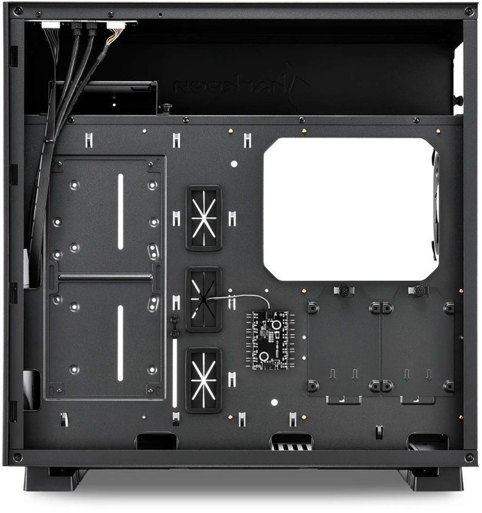 Sharkoon PURE STEEL RGB, Tower-case - juodas, gehrtetes Glas
