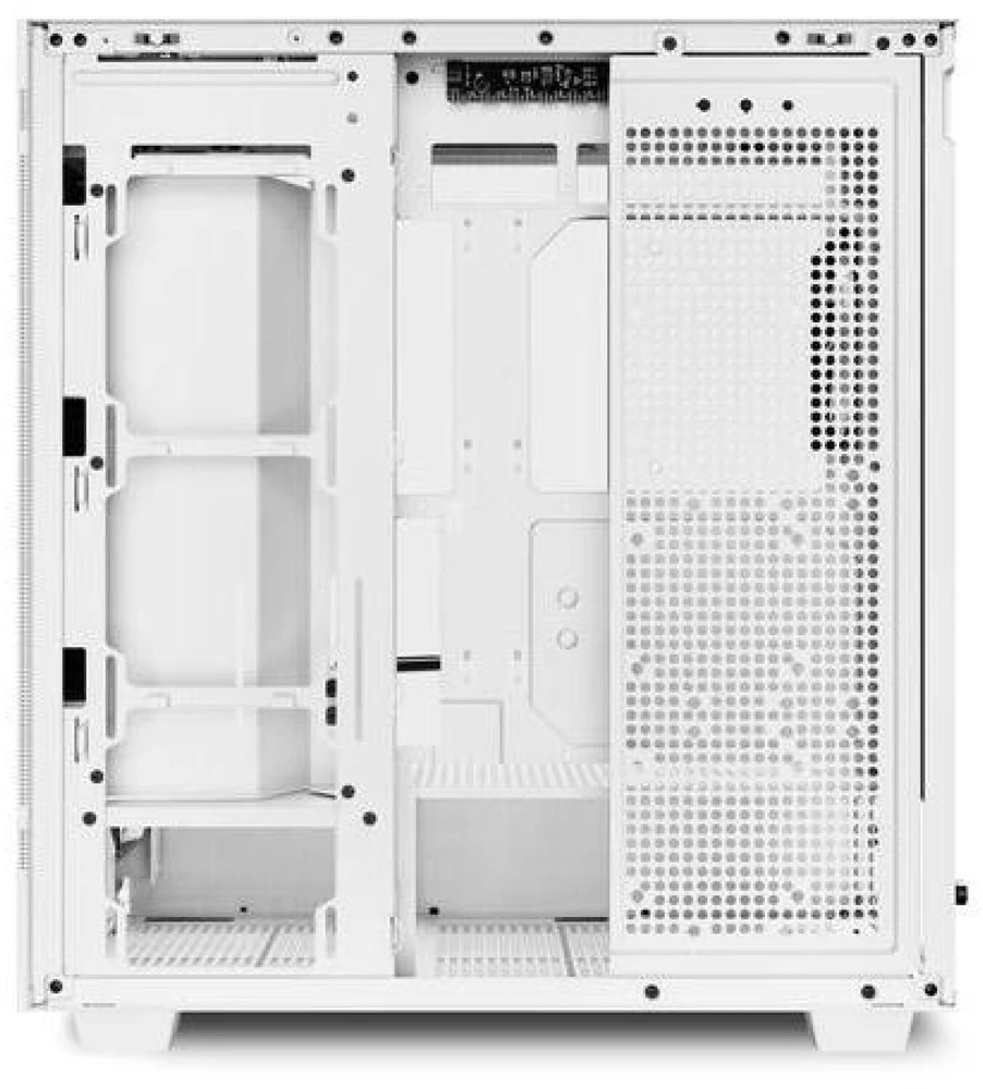 Sharkoon Rebel C50 RGB, Tower-case - baltas, Gehrtetes Glas