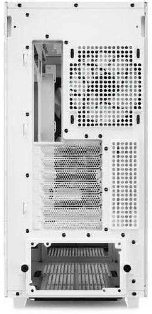 Sharkoon Rebel C50 RGB, Tower-case - baltas, Gehrtetes Glas
