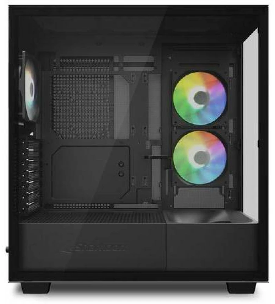 Midi Sharkoon Rebel C60 RGB Juodas