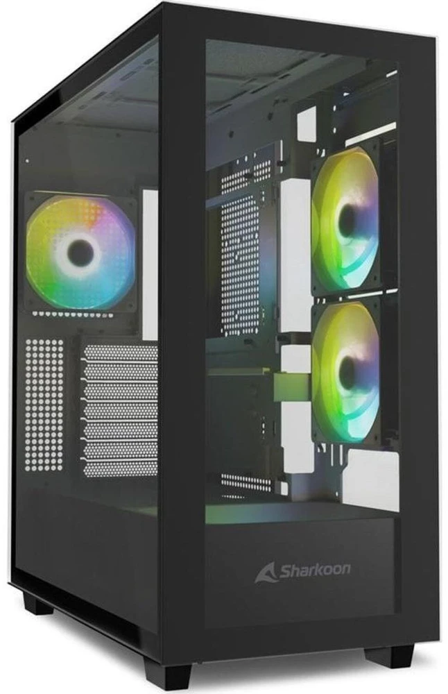 Midi Sharkoon Rebel C60 RGB Juodas