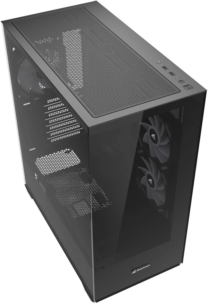 Sharkoon SK6 ARGB Tower ATX Sort