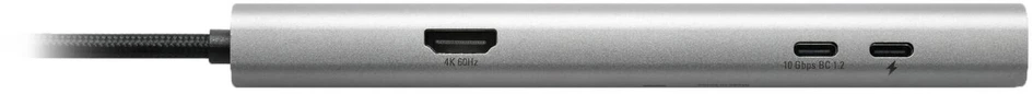 USB šakotuvas Sharkoon Sharkoon OfficePal Combo adapteris, prijungimo stotelė (pilka)