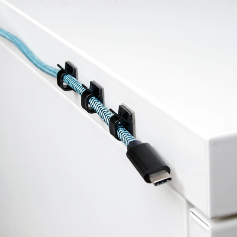 Sharkoon OfficePal Cable Organizer (juodas, 136-teilig)