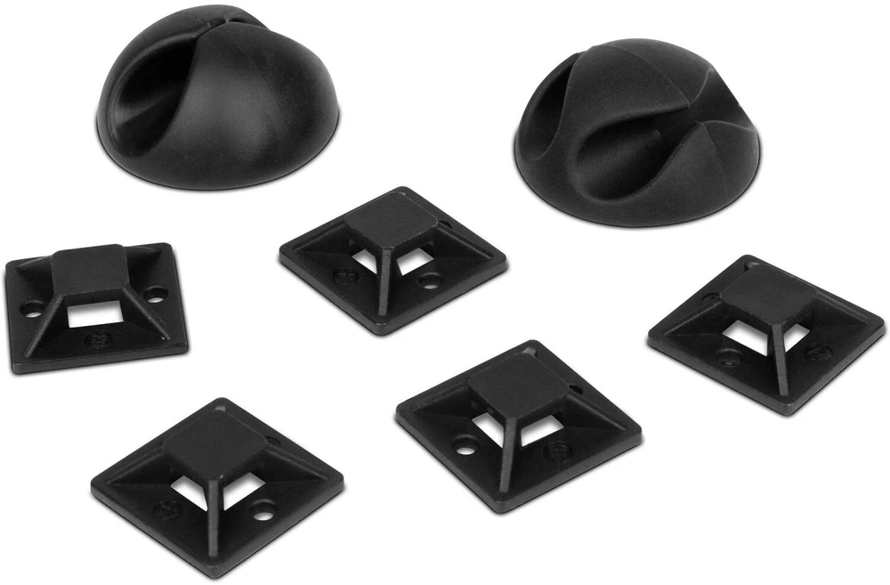 Sharkoon OfficePal Cable Organizer (juodas, 136-teilig)
