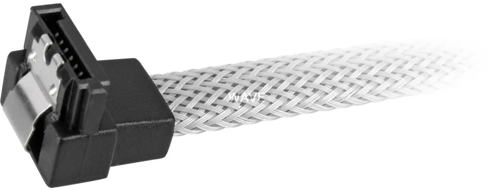 Sharkoon SATA 3 - 0.45 m - SATA III - SATA 7-pin - SATA 7-pin - Male/Male - Juodas,Baltas