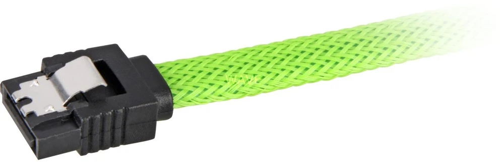 Sharkoon SATA 3 - 0.6 m - SATA III - SATA 7-pin - SATA 7-pin - Male/Male - Juodas,Žalias