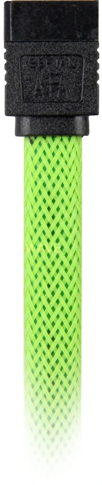 Sharkoon Sata III Kabelis sleeve (grün, 30 cm)