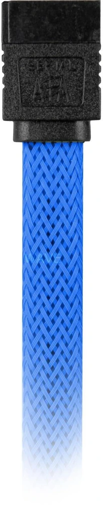 Sharkoon Sata III Kabelis sleeve (blau, 30 cm)