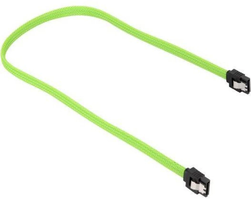 Sharkoon Sata 3 - 0.45 m - SATA III - SATA 7-pin - SATA 7-pin - Male/Male - Juodas,Žalias