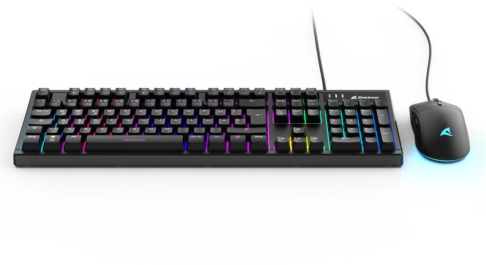 Klaviatūra ir pelė Kit Sharkoon SKILLER SGB15 Combo DE