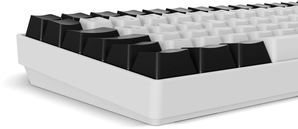Sharkoon SKILLER SGK50 S2, Gaming-klaviatūra - baltas, DE-išdėstymas, Gateron Brown