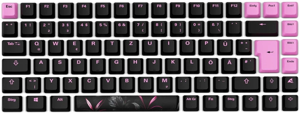 Klaviatūra Sharkoon SKILLER SGK50 S3 Design Bundle D2 (juodas/lila)