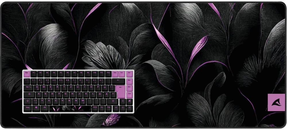 Klaviatūra Sharkoon SKILLER SGK50 S3 Design Bundle D2 (juodas/lila)