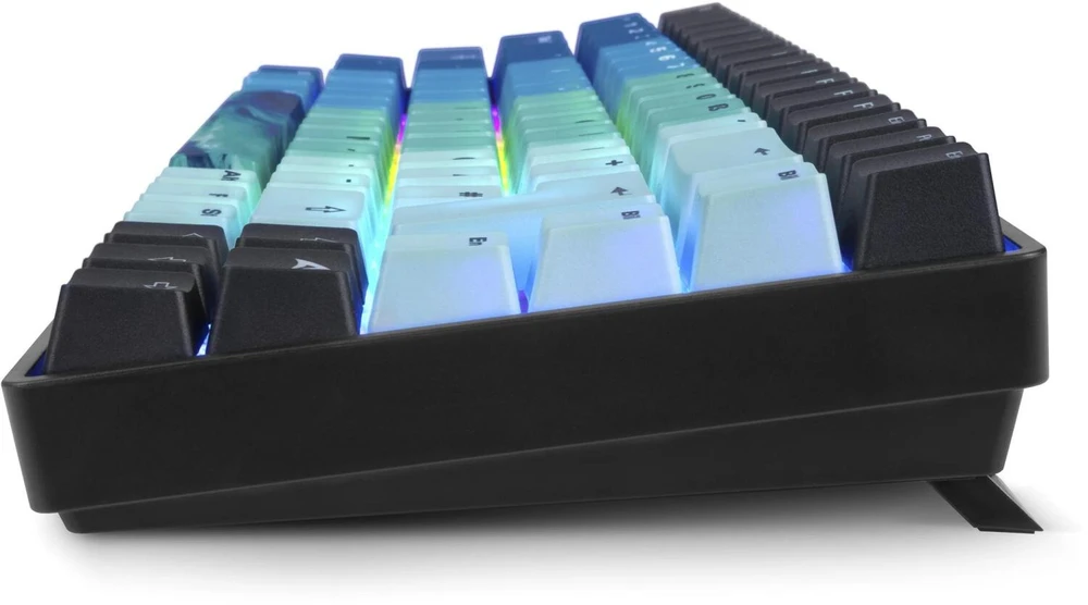 Klaviatūra Sharkoon SKILLER SGK50 S3 Ultimate Rev2 mint mėlynas QWERTZ