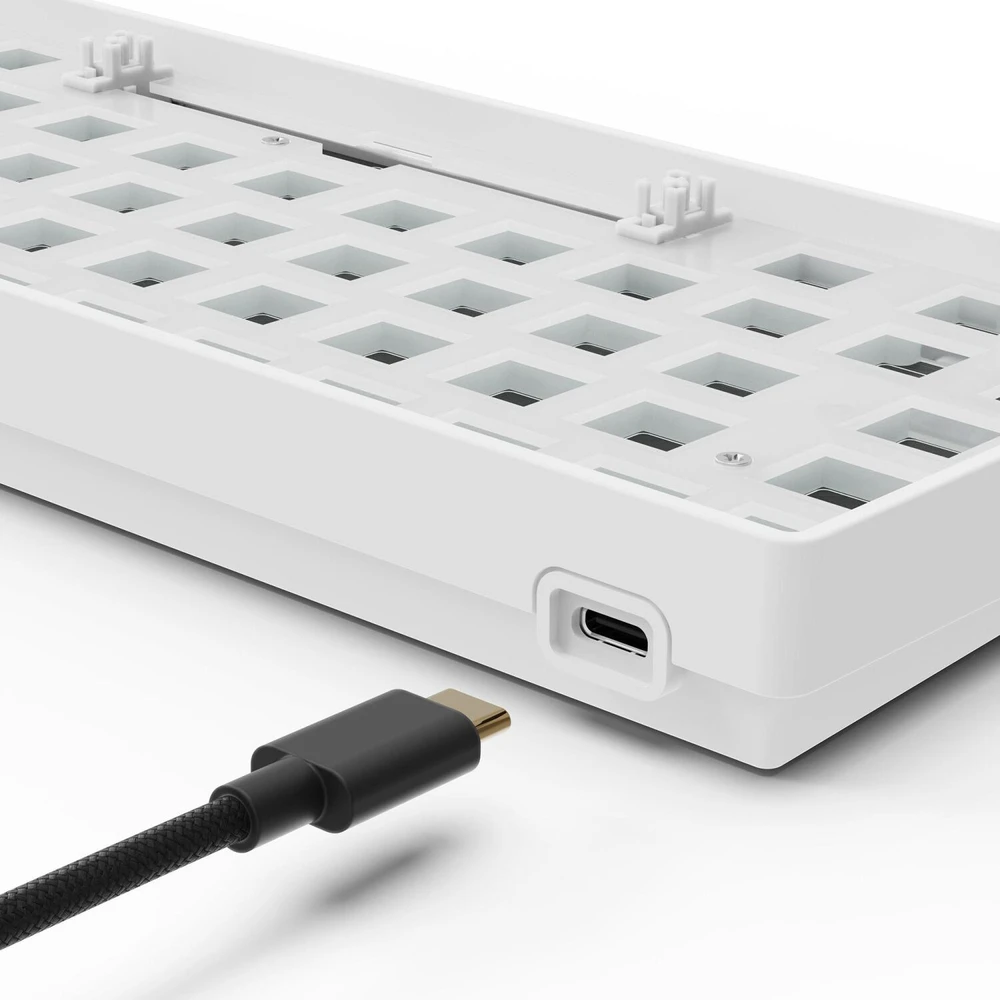 Sharkoon SKILLER SGK50 S4 Gen2 Barebone, Gaming-klaviatūra - baltas