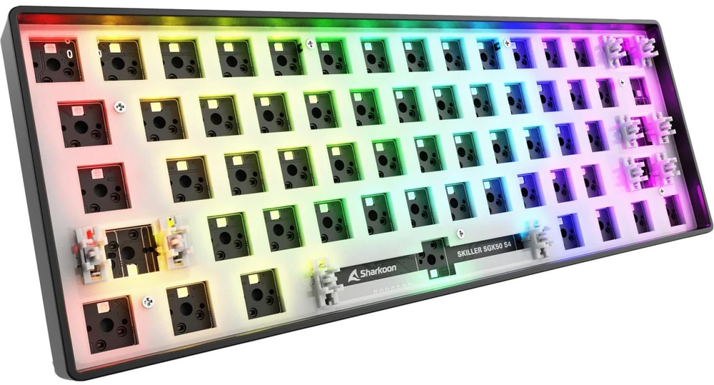 Sharkoon SKILLER SGK50 S4 Gen2 Barebone, Gaming-klaviatūra - juodas