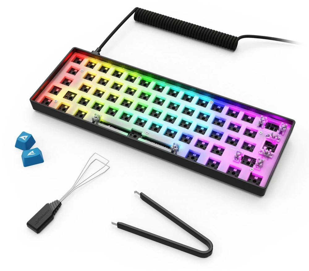 Sharkoon SKILLER SGK50 S4 Gen2 Barebone, Gaming-klaviatūra - juodas