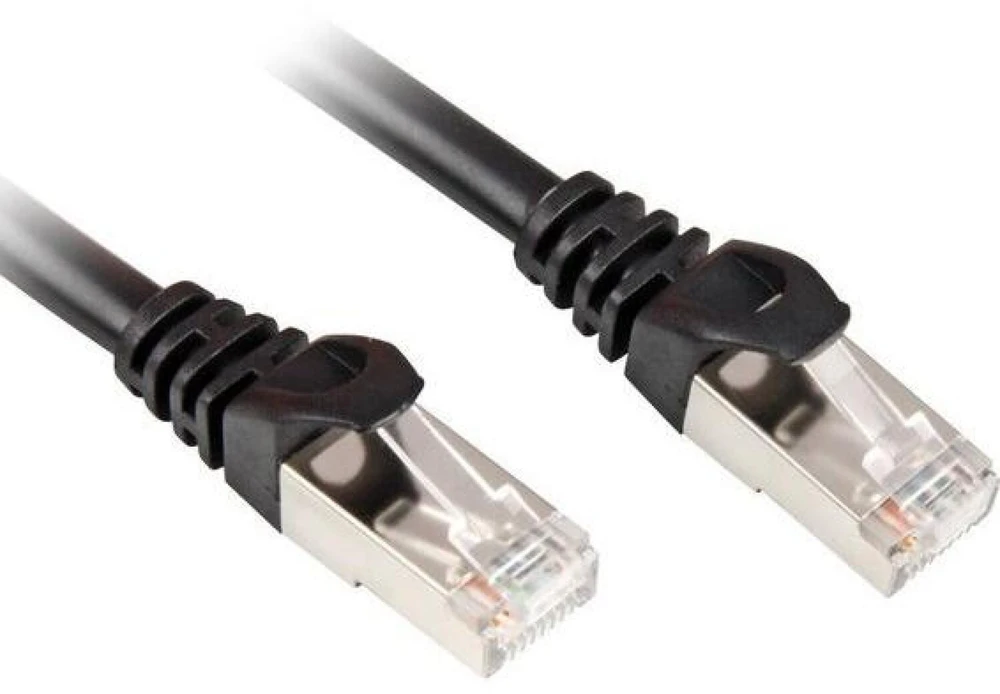 Sharkoon RJ45 CAT.6 SFTP juodas 5m