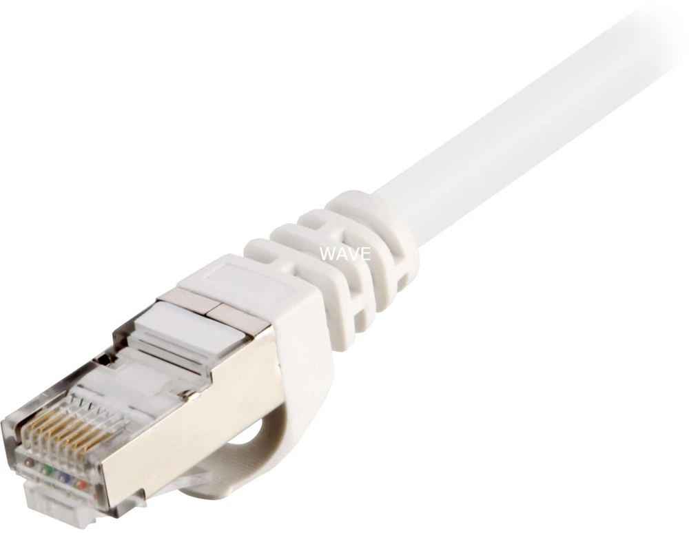 Sharkoon Patchkabel RJ45 Stecker > RJ45 Stecker CAT.6 S/FTP (baltas, 1,5 Meter)