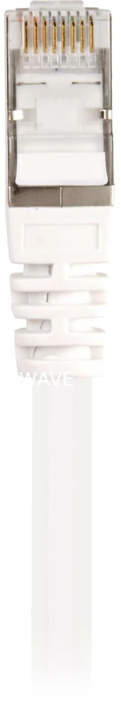Sharkoon Patchkabel RJ45 Stecker > RJ45 Stecker CAT.6 S/FTP (baltas, 1,5 Meter)