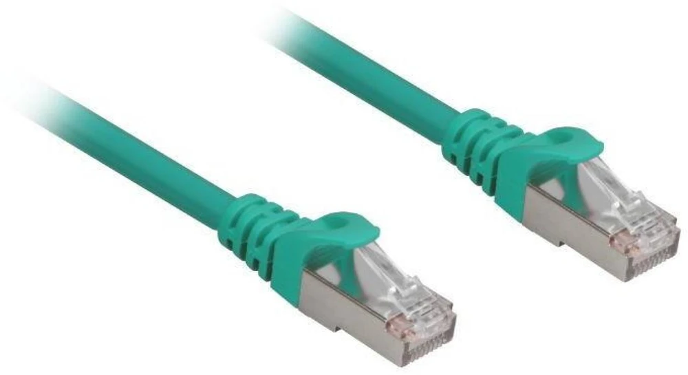 Sharkoon Patchkabel RJ45 Cat.6a SFTP (grün, 2 Meter)