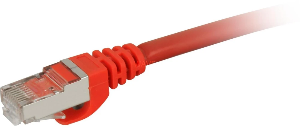 Sharkoon Patchkabel SFTP, RJ-45, mit Cat.7a Rohkabel (raudona, 1 Meter)
